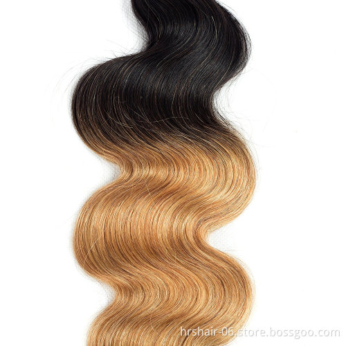 Best quality ombre and 613 Bundles Raw Virgin Cuticle Aligned Hair Human Hair Weave Bundle Wholesale Indian hair extension